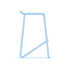 Furniture Stools Ready Stacking Barstool Sketch Drawing Svg, Free Vectors File